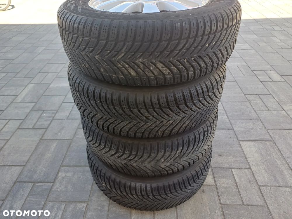 FELGI Z OPONAMI KOŁA ALUMINIOWE MERCEDES W169 R15 5X112 ET44 66,6 mm OPONY SEASONPROOF R15 195/65 WIELOSEZON NR17 - 14