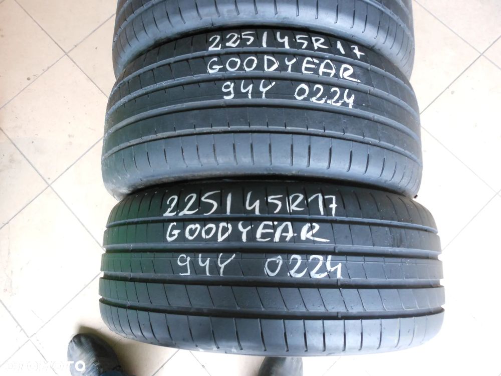 Opony 225/45r17 goodyear eagle f1 asymmetric 6,6mm lato komplet - 2