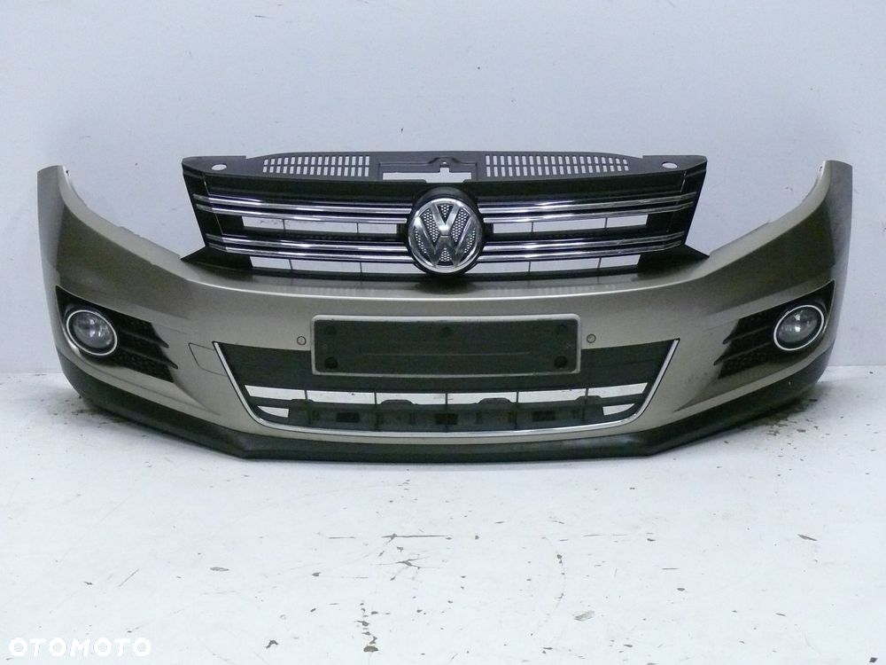 ZDERZAK PRZEDNI VOLKSWAGEN TIGUAN I 5N0 2011 LIFT GRILL PDC HALOGENY KPL