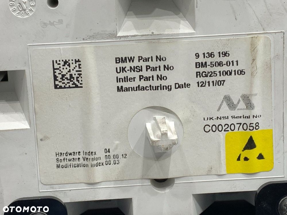 LICZNIK  MINI MINI (R56) 2005 - 2014 Cooper D 80 kW [109 KM] olej napędowy 2006 - 2010 - 4