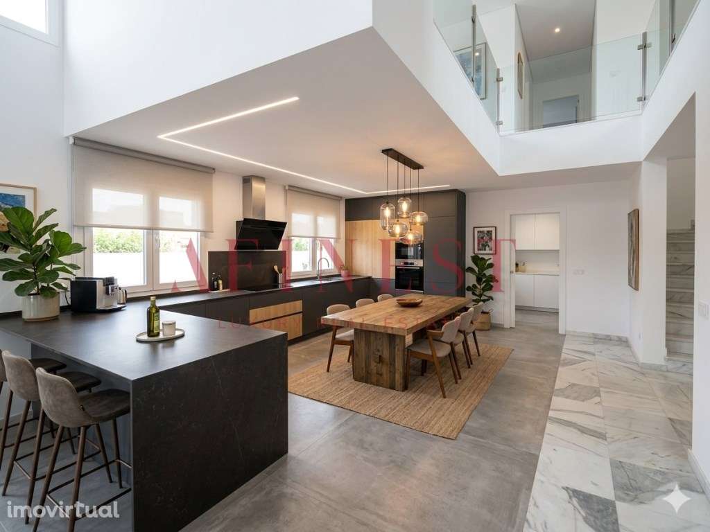 Moradia T3 moderna com piscina em Fernão Ferro - Grande imagem: 4/29