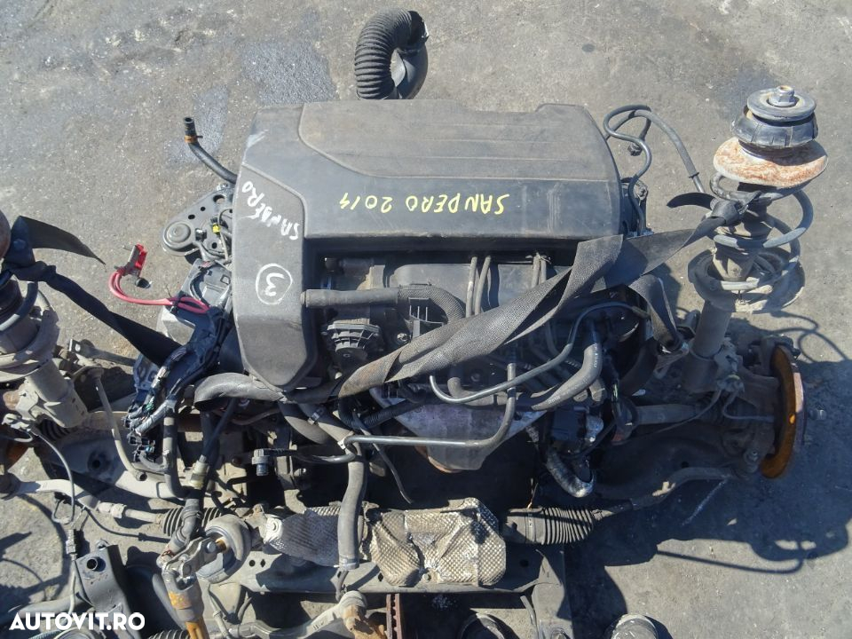 Vand Motor Dacia Sandero 2 1.2 Benzina D4F Euro5 din 2014 fara anexe - 3