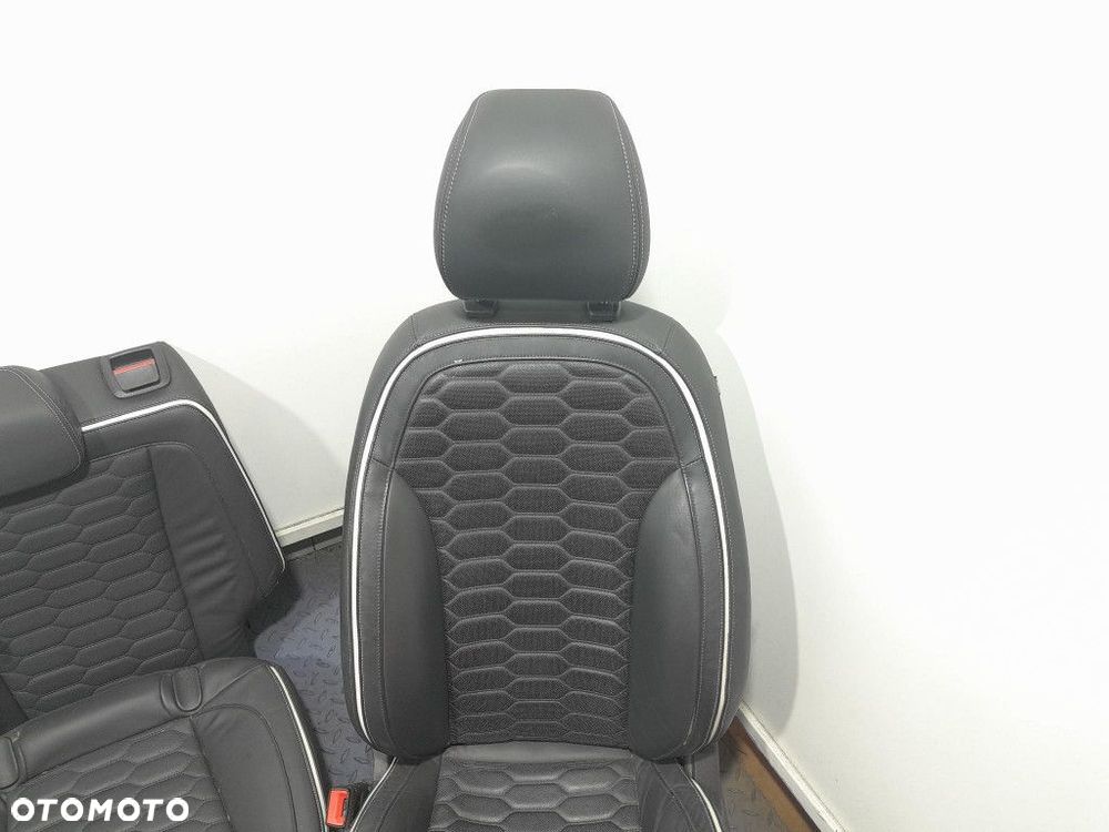 FORD MONDEO MK5 FOTELE PRZÓD KANAPA TYŁ SKÓRA BOCZKI EU VIGNALE - 4