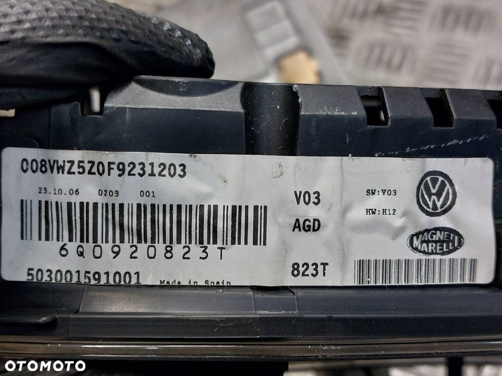 ZESTAW STARTOWY POLO IV 1.2 6V 03D906023B 6Q1937049D 4B0905851Q 6Q0920823T - 8