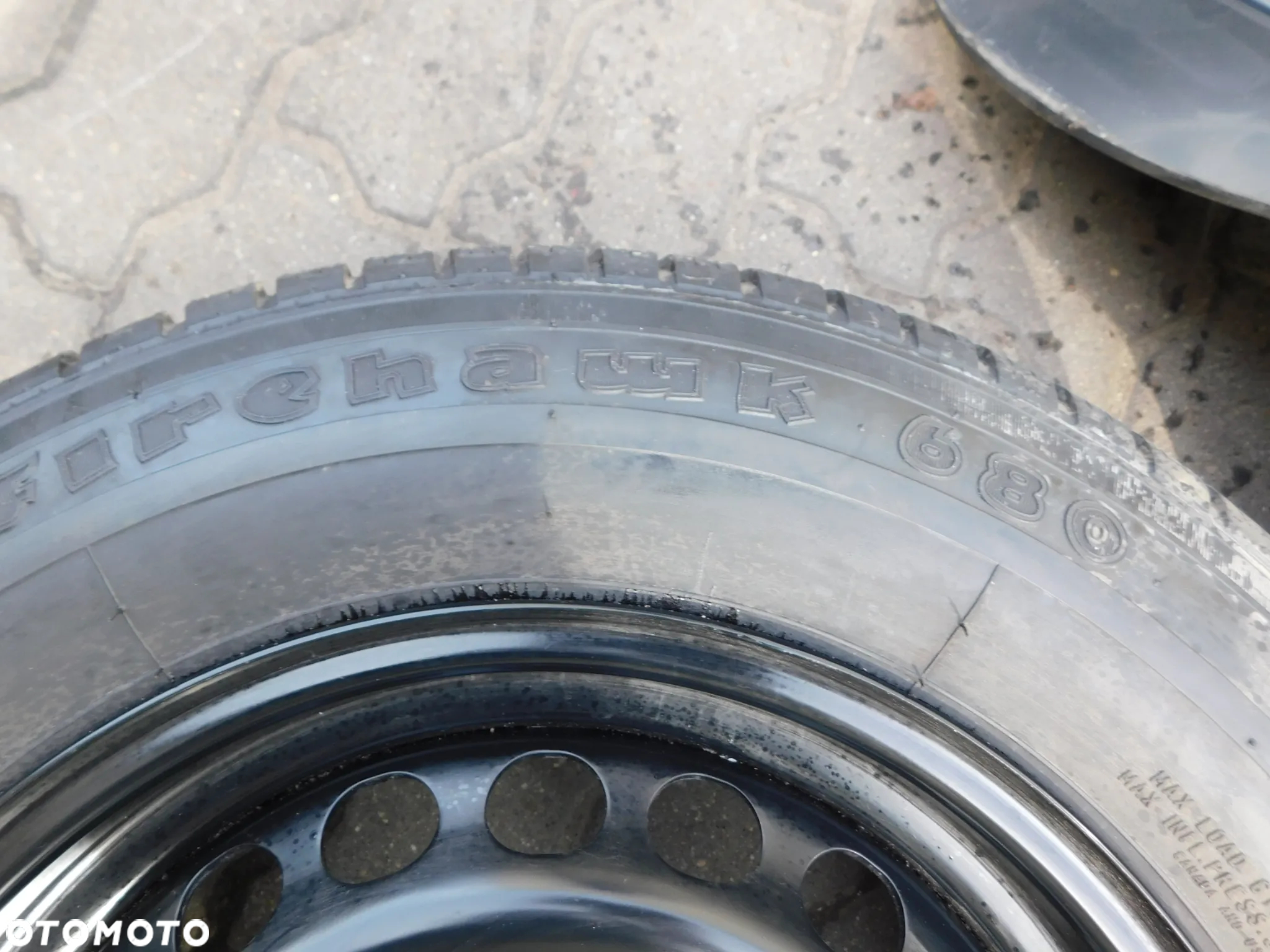 15" dojazd zapas koło dojazdowe lewarek klucz VW CADDY GOLF V TOURAN PASSAT - 7