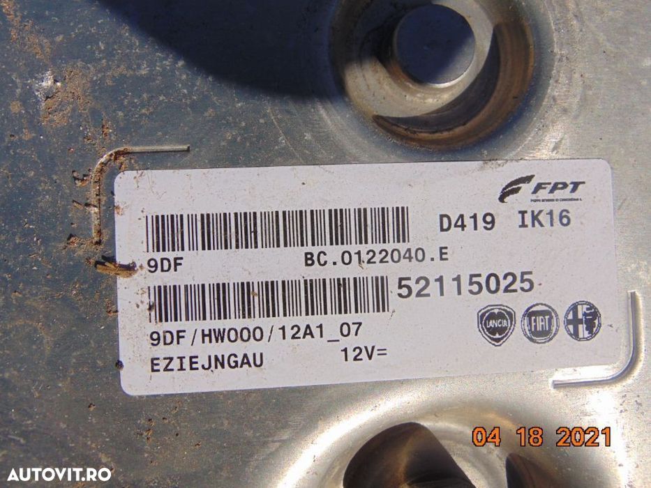 Calculator Motor ECU Fiat Ducato 2.3 euro 6 dezmembrez fiat ducato 2.3 - 2
