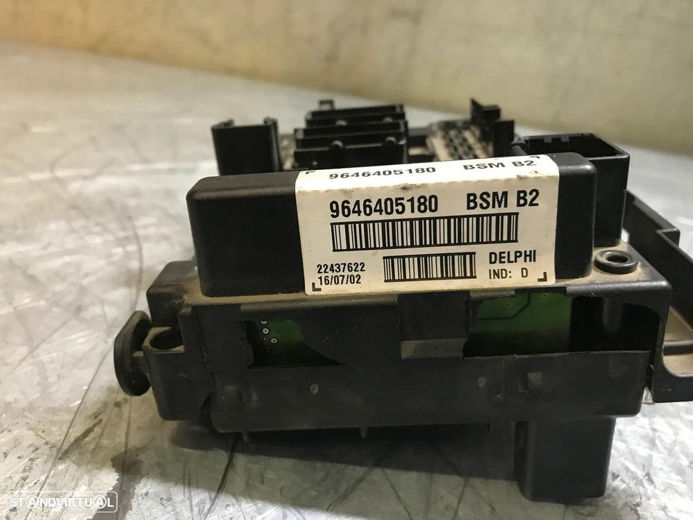 CAIXA DE FUSIVEIS PEUGEOT 206 207 BSM B2 9646405180 - 3