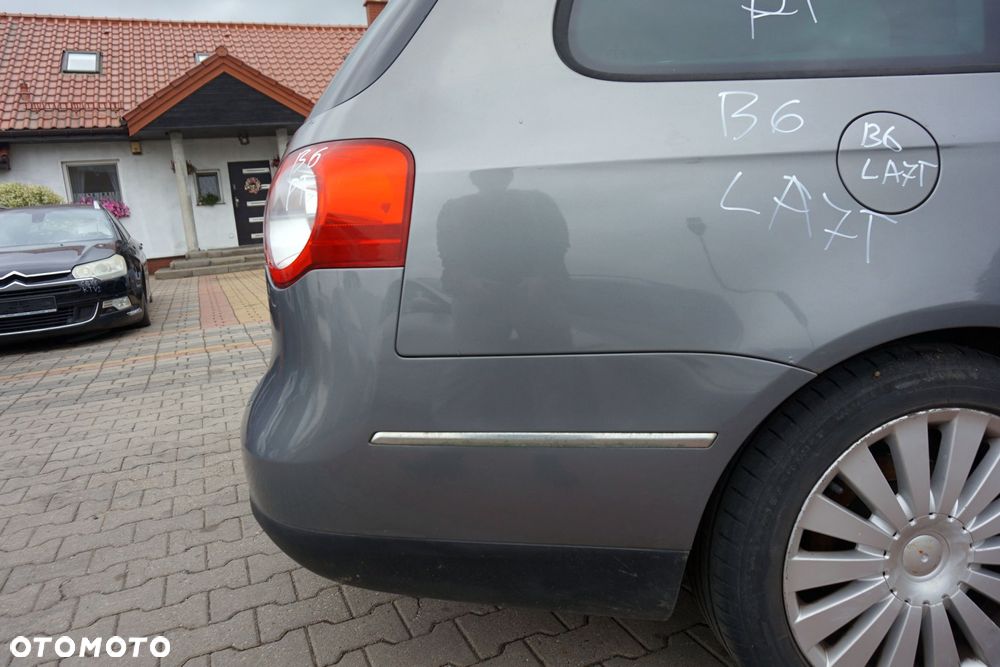 ZDERZAK TYLNY PASSAT B6 KOMBI LA7T  SZARY VOLKSWAGEN 2005-2010 - 3