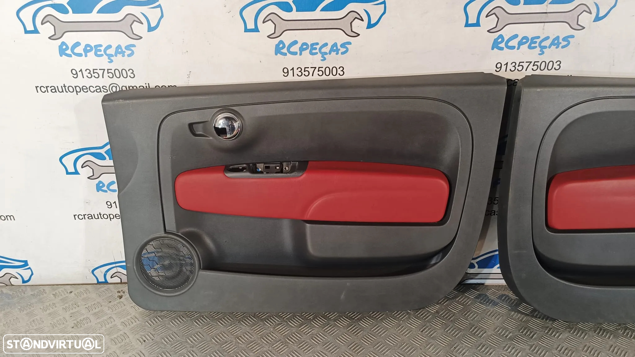 .BANCOS FIAT 500 312 SPORT PELE QUARTELAS - 20