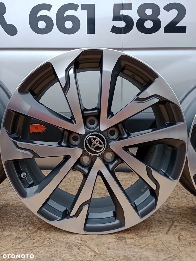 FELGI ALUMINIOWE 5x114 R18 7J ET40 TOYOTA AURIS AVENSIS CAMRY C-HR COROLLA MIRAI PREVIA PRIUS RAV4 VERSO YARIS - 6