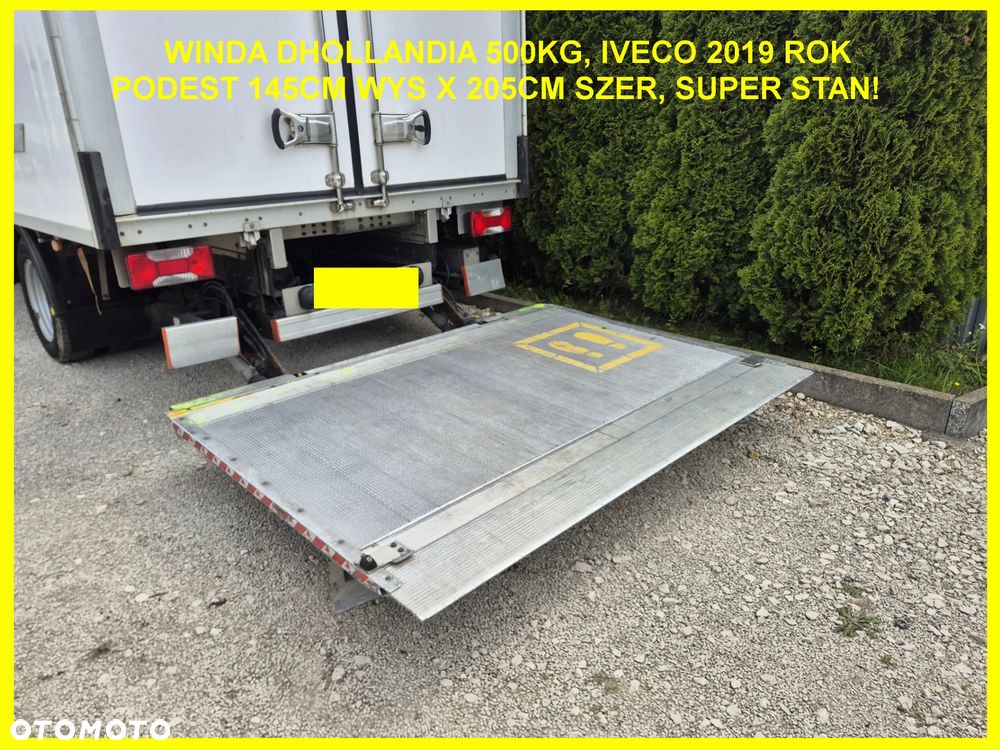 Winda Dhollandia 500kg, podest 145cm ,Iveco 2019 rok, stan bdb! - 1