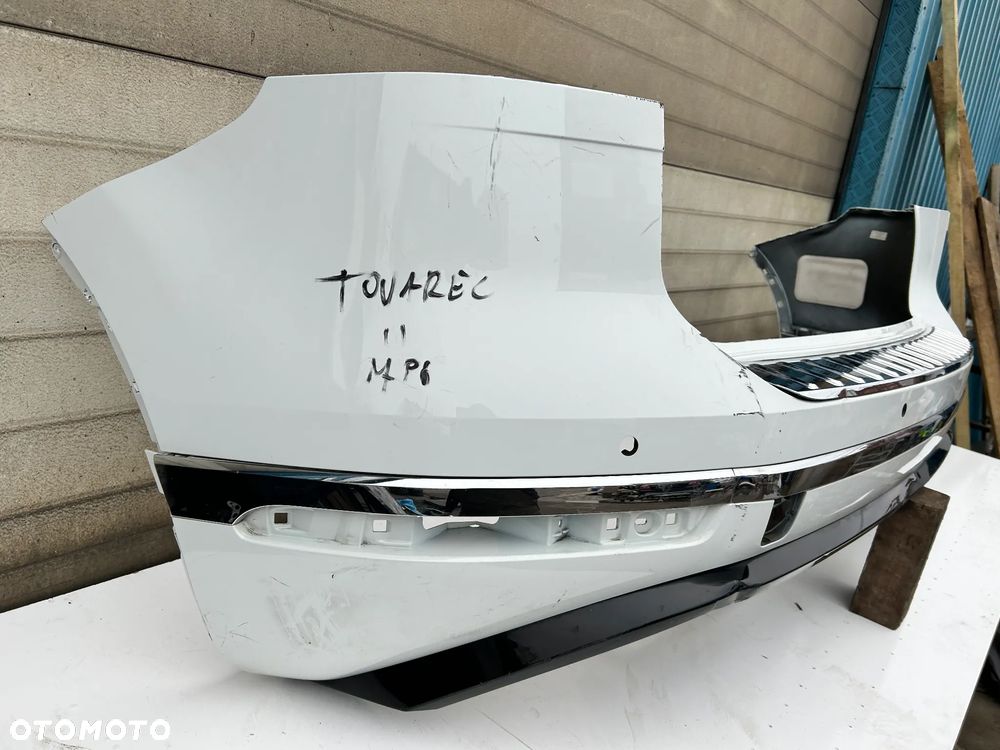VOLKSWAGEN VW TOUAREG II 2 7P6 RLINE R-LINE R LINE ZDERZAK TYŁ TYLNY - 3