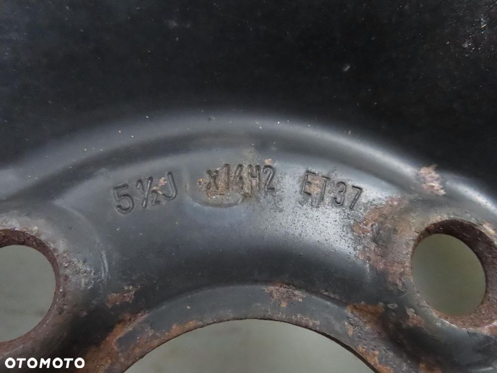 Felga stalowa 14" Fiat 500 Fiorino Nemo Bipper Doblo 4x98 ET37 - 2