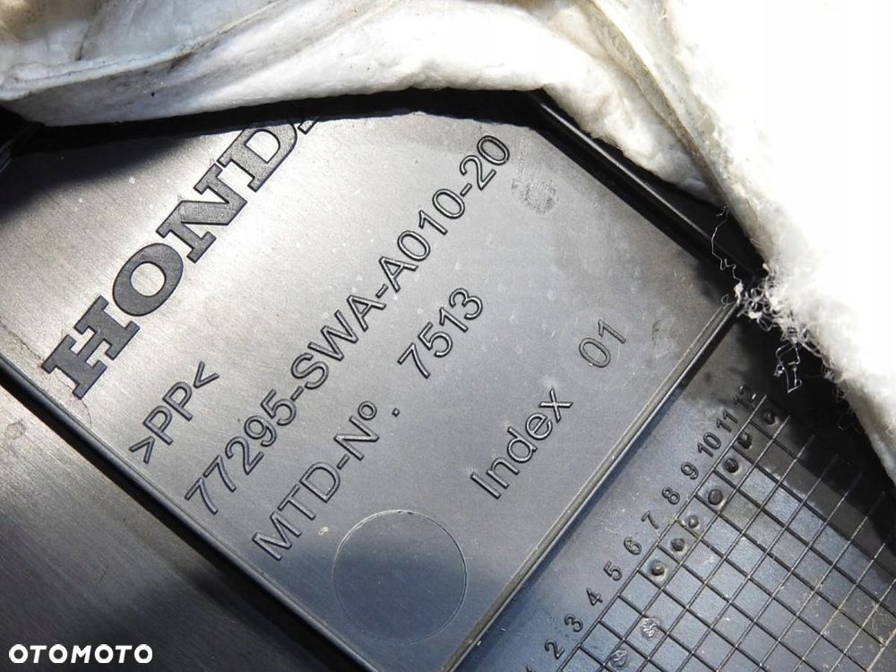 OSŁONA OBUDOWA TUNELU PRAWA HONDA CR-V III 77295-SWA-A010-20 - 5