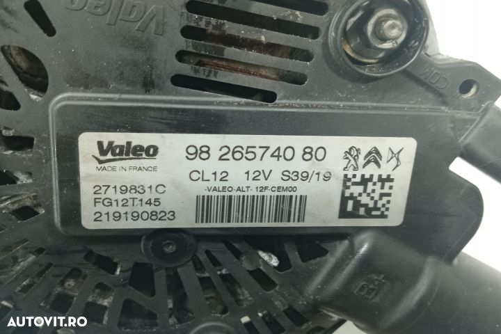 Alternator 9826574080 1.2 hdi HN05 Peugeot 208 2 seria - 5