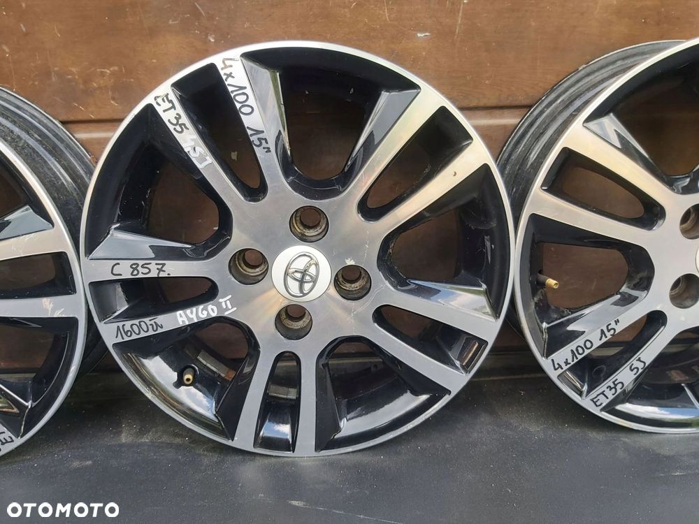 Toyota AYGO II Alufelgi 15 komplet 4x100 4,5j PZ493-90674 - 5