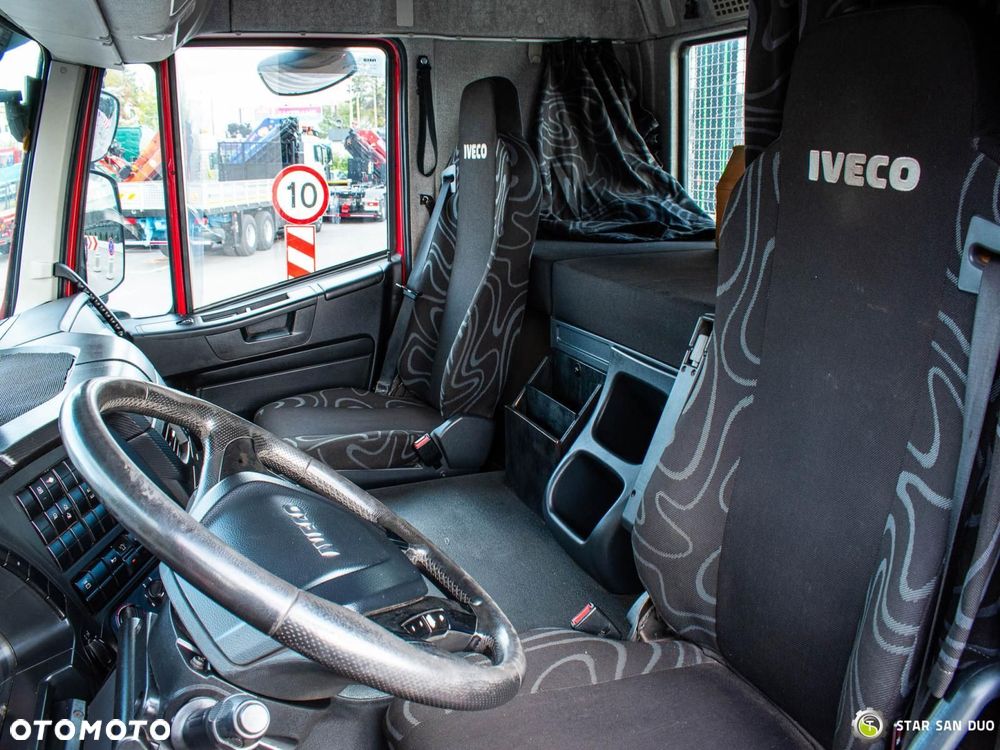Iveco STRALIS 460 6x4 HMF 4020-K5 Fly Jib Hds Żuraw - 13