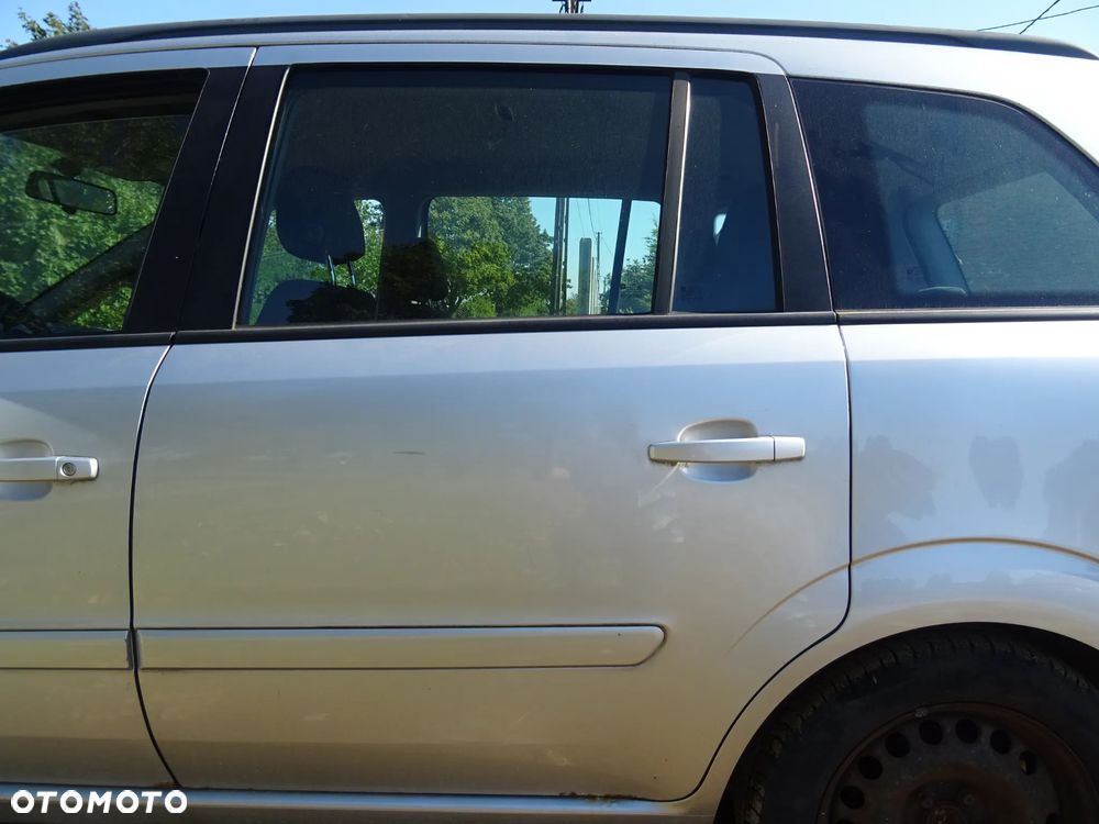 DRZWI LEWY TYŁ LEWE TYLNE OPEL ZAFIRA B Z157 2AU SREBRNY - 1