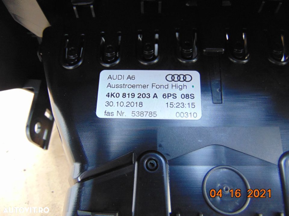 Grile ventilatie spate Audi a6 4k C8 grile aer spate pasageri - 2