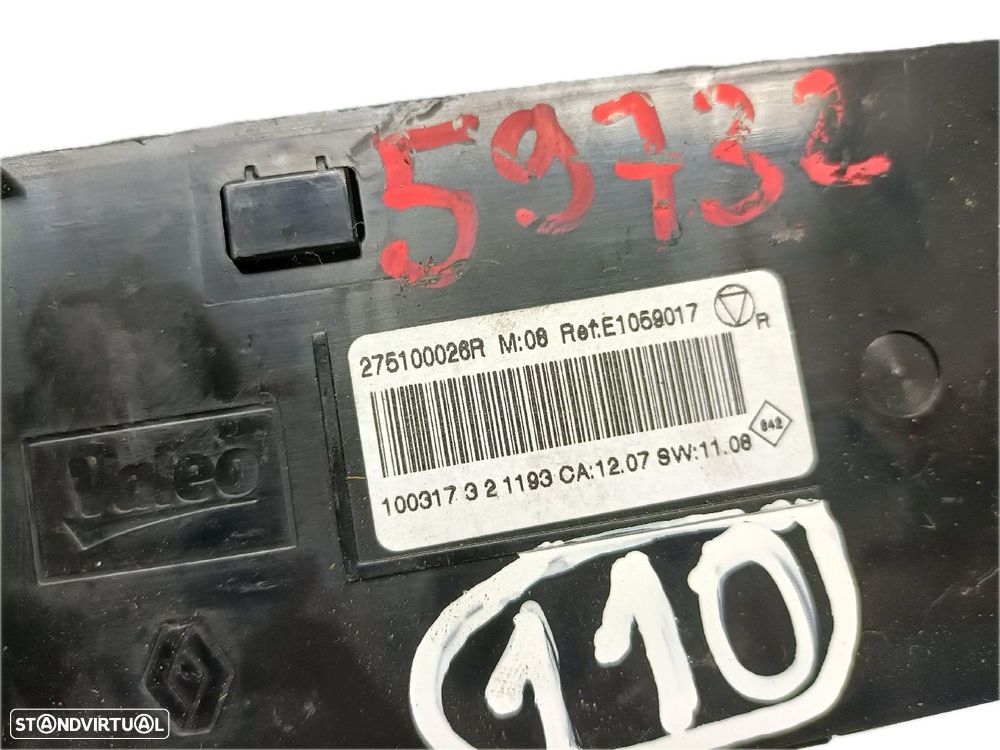 Comando / Botão De Sofagem / Climatronic Renault Scénic Iii (Jz0/1_) - 3