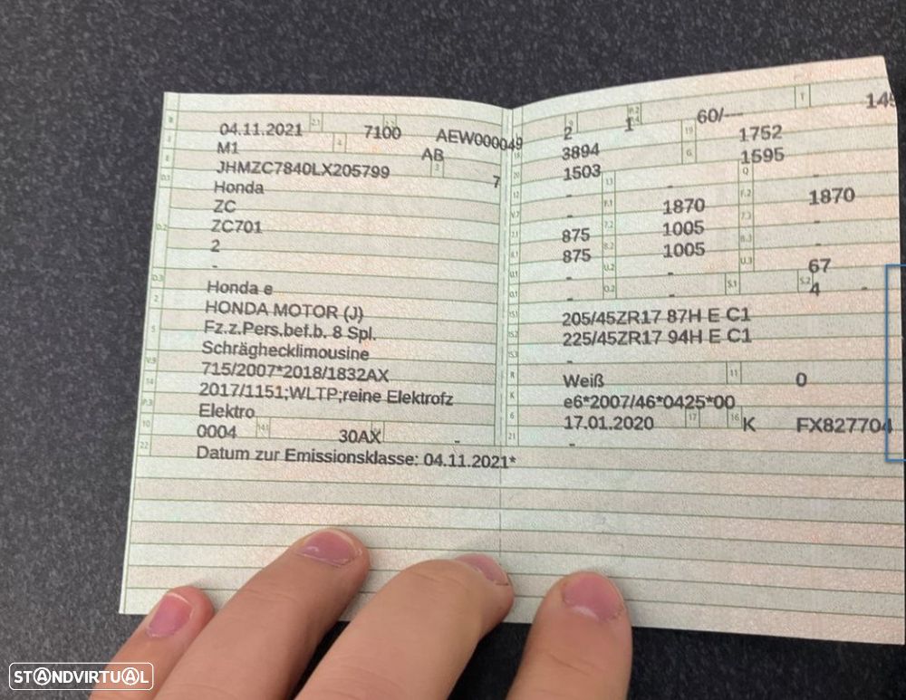 Honda e Advance (17") - 9