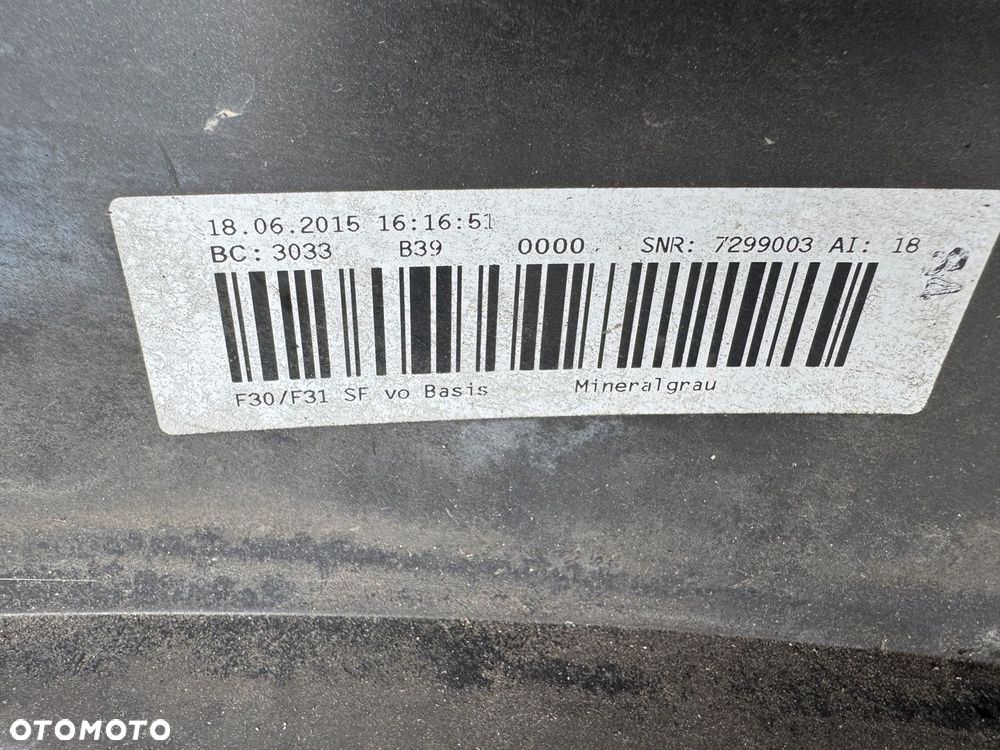 ZDERZAK BMW 3 F30 F31 PRZÓD PRZEDNI - 6