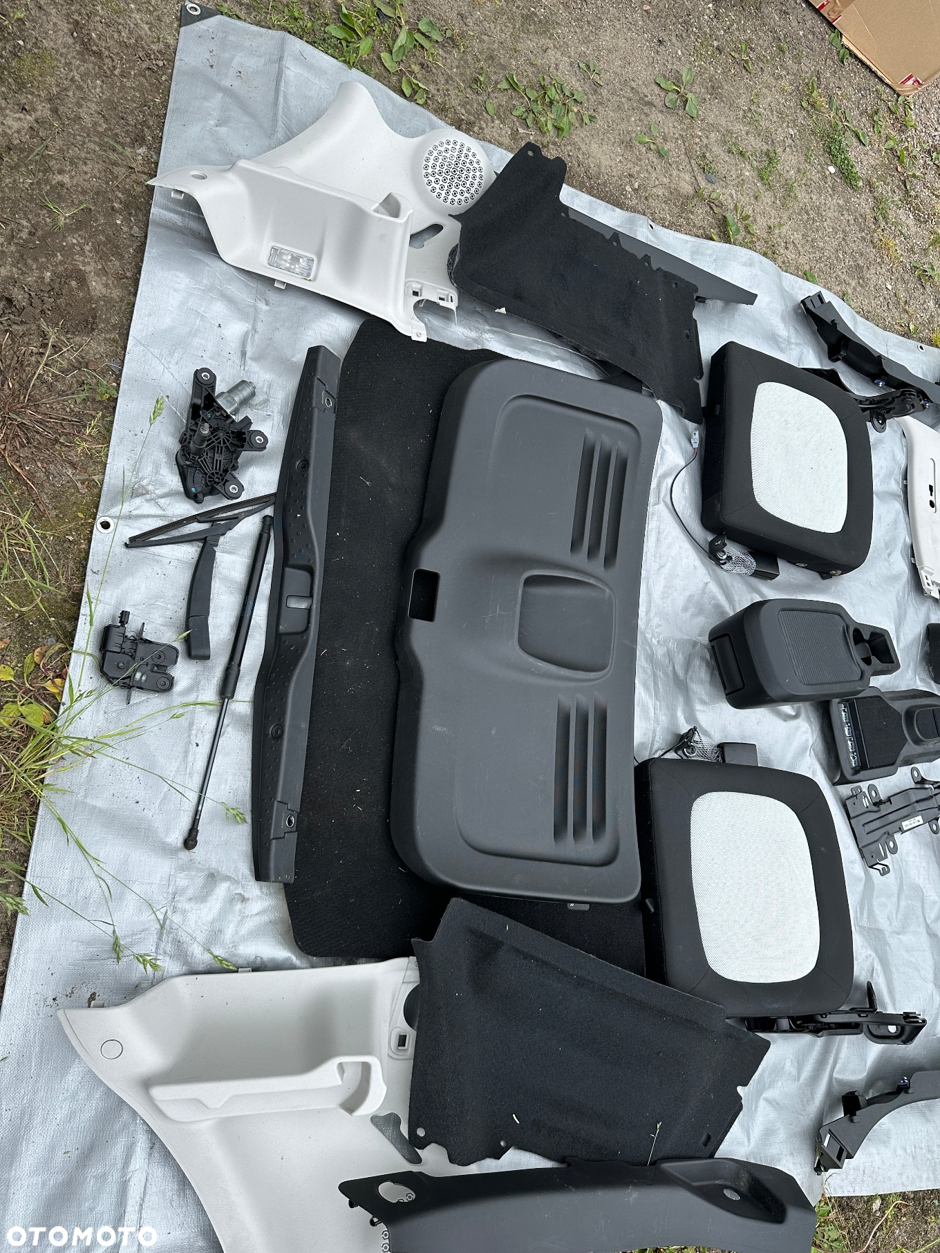 Smart 453 forfour tapicerka osłona słupek siedzisko listwa panel osłona plastik - 9