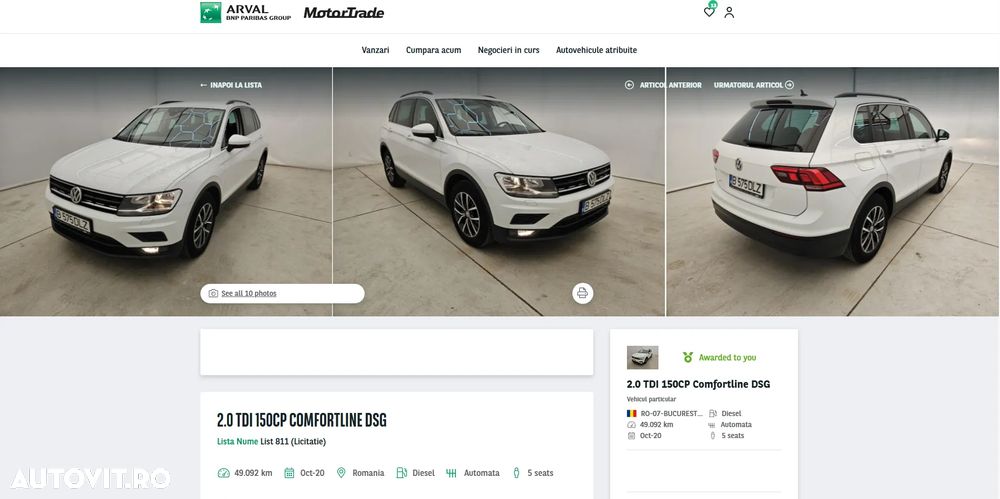 Volkswagen Tiguan 2.0 TDI DPF DSG Comfortline - 3