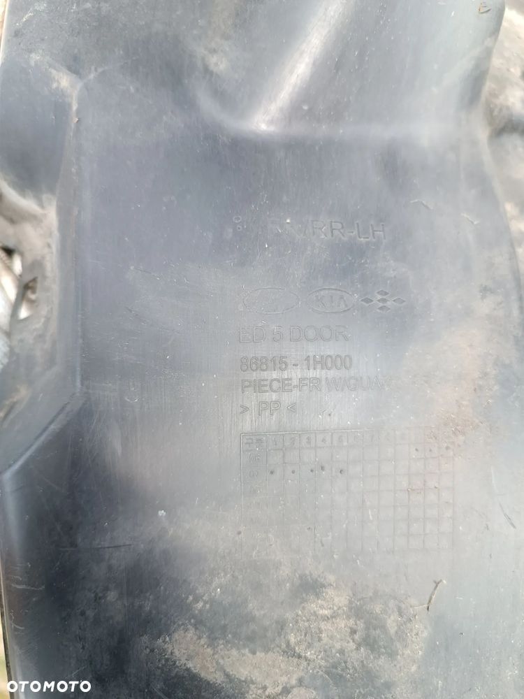NADKOLE LEWE PRZÓD PRZEDNIE KIA CEED I SW 2006r- EUROPA  86813-1H000 - 3