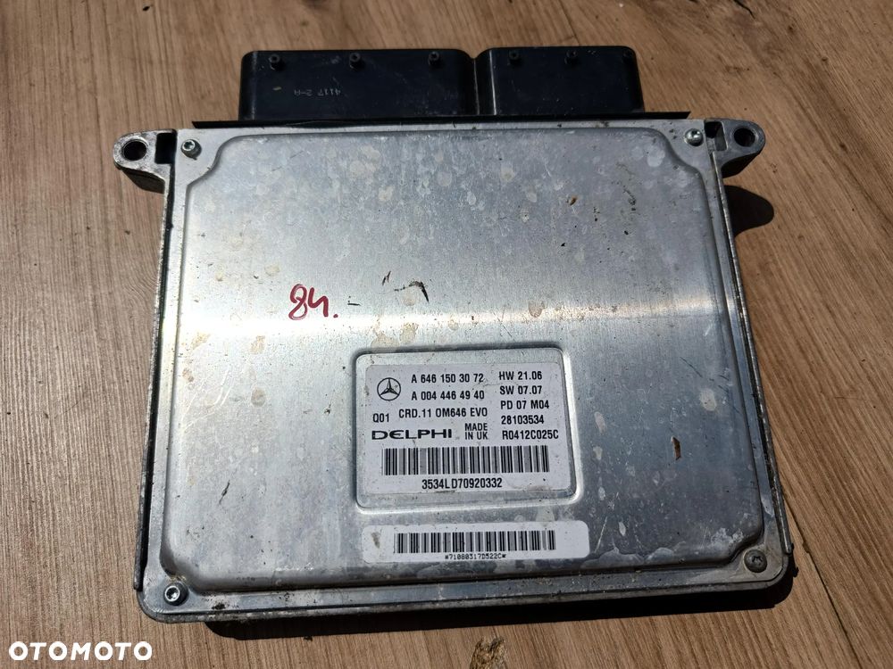 MERCEDES W211 2.2 CDI LIFT STEROWNIK SILNIKA A6461503072