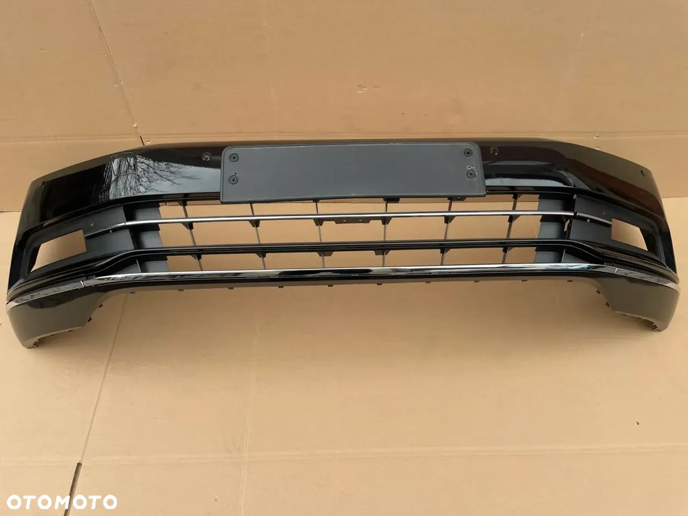 vw passat b8 przód przedni zderzak highline chrom LC9X czarny w kolor BEZ MALOWANIA ori - 1