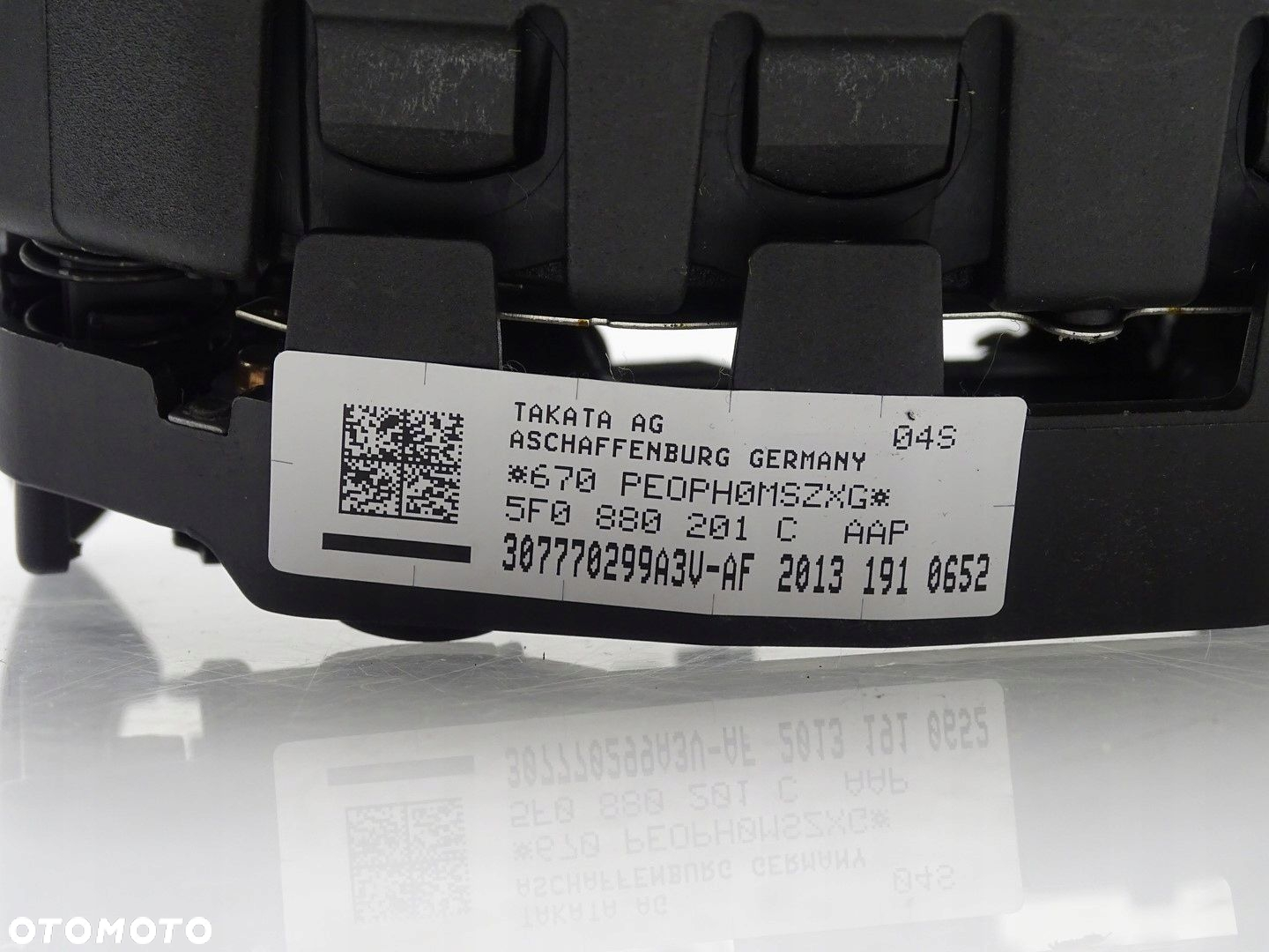PODUSZKA POWIETRZNA AIRBAG KIEROWCY SEAT LEON III 5F FR 5F0880201C - 6
