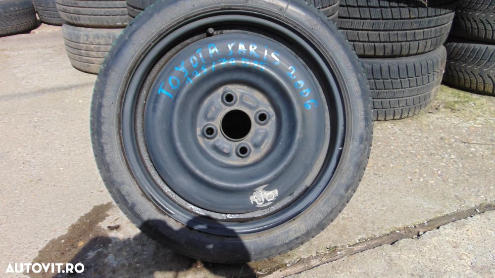 Roata rezerva Slim R15 Toyota Yaris an 2006 - 4