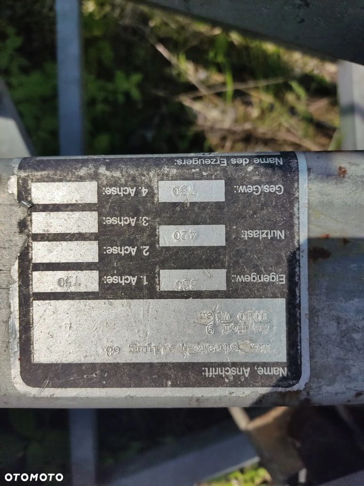 Przyczepa podłodziowa 3 szt. - 4