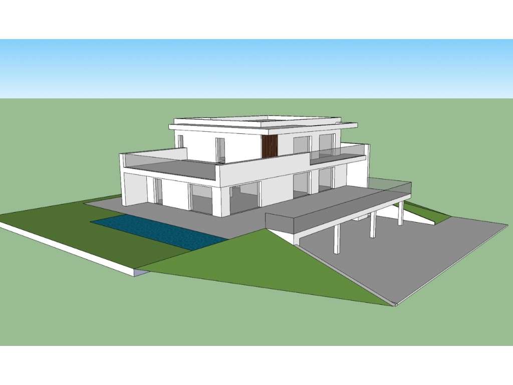 Terreno com projecto aprovado para Moradia T4 com vista para o camp... - Grande imagem: 4/17