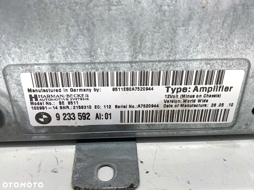 WZMACNIACZ  BMW 5 (F10) 2009 - 2016 520 d 120 kW [163 KM] olej napędowy 2010 - 2016 9233592 - 5