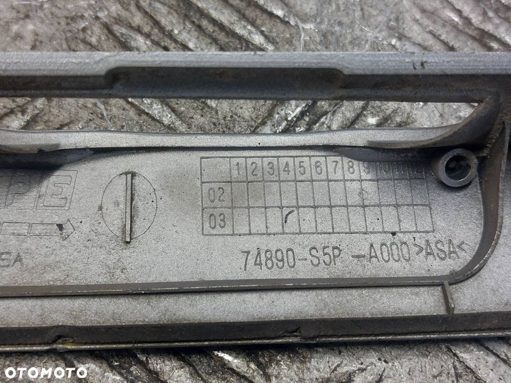 BLENDA KLAPY BAGAŻNIKA HONDA CIVIC VII COUPE NH623M 74890-S5P-A100 - 5