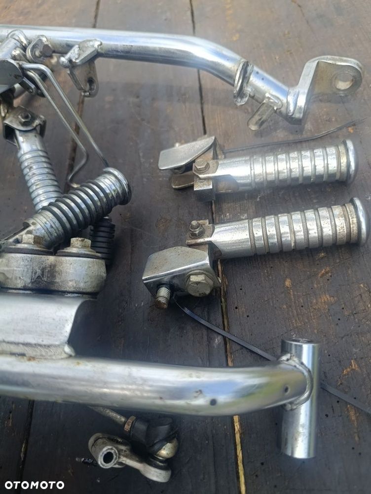 Komplet setów Yamaha Virago 535 podnóżki stopki gmole gmol dźwignia - 6
