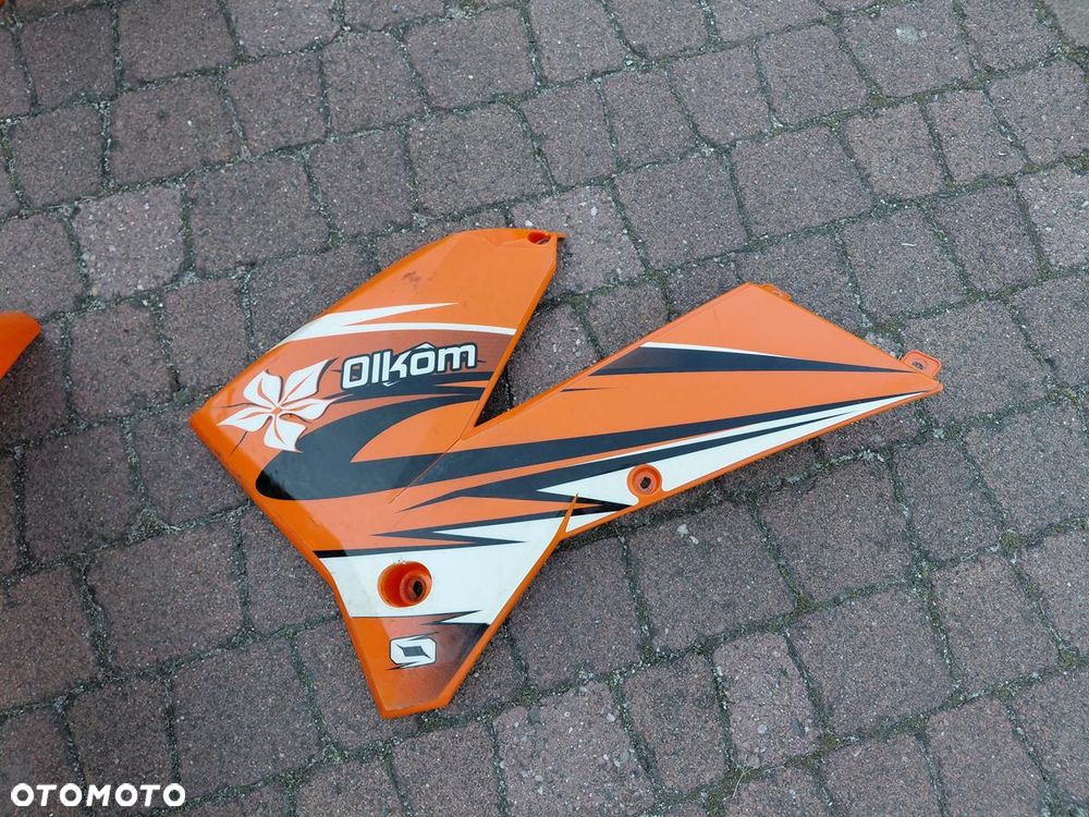 KTM EXC SX SXF 2004-2007 POLIFT BUDA KOMPLET PLASTIKÓW OWIEWKI SIEDZENIE BAK AIRBOX STELAŻ NADWOZIE RESTYLE LIFT - 11