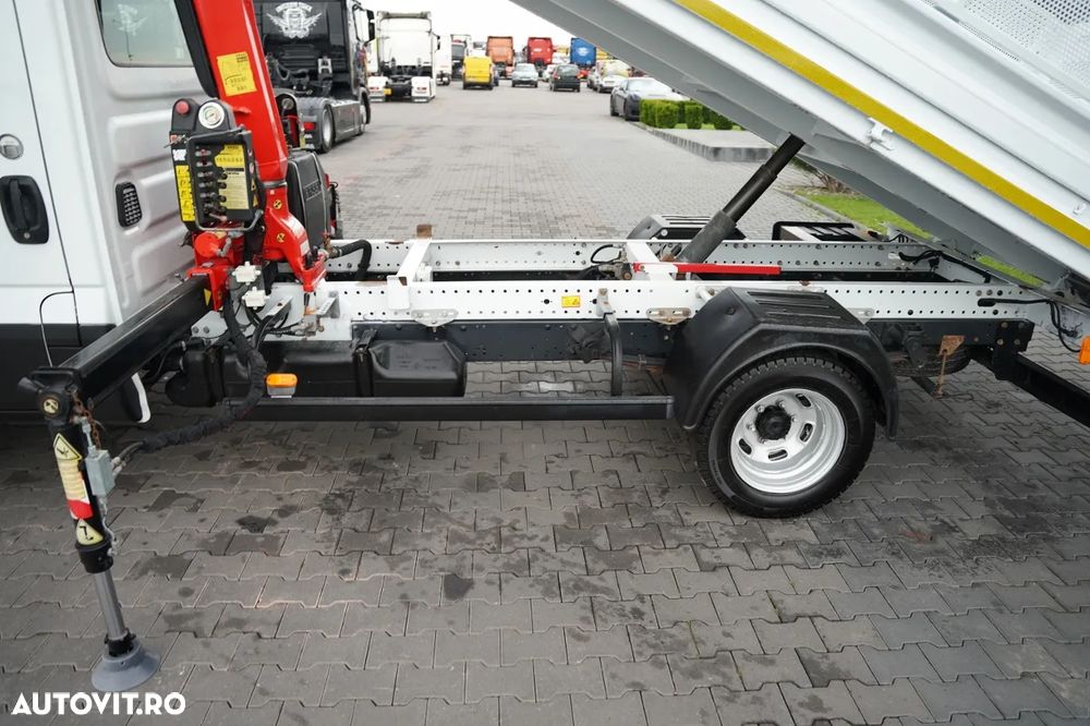 Renault MAXITY 140 DXI / BASCULATOR / + HDS FASSI F22A / CAPACITATE DE RIDICARE 995 KG / ATRACȚIE 5,5 M / IMPORTAT - 10