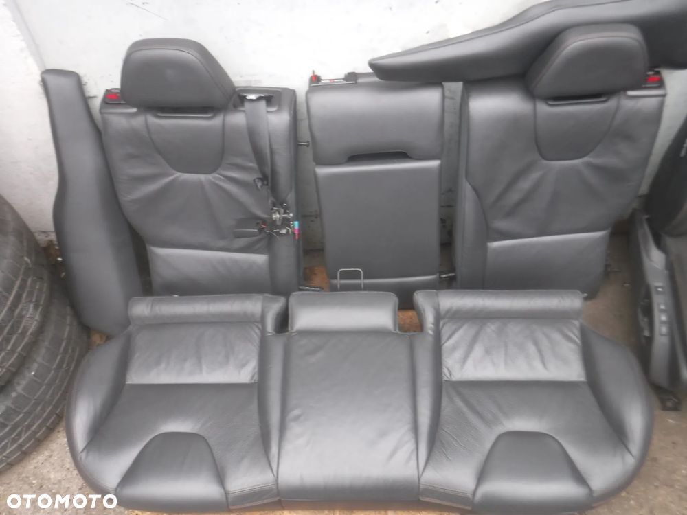 Volvo XC60 I skory skorzane fotele siedzenia kanapa grzane - 6