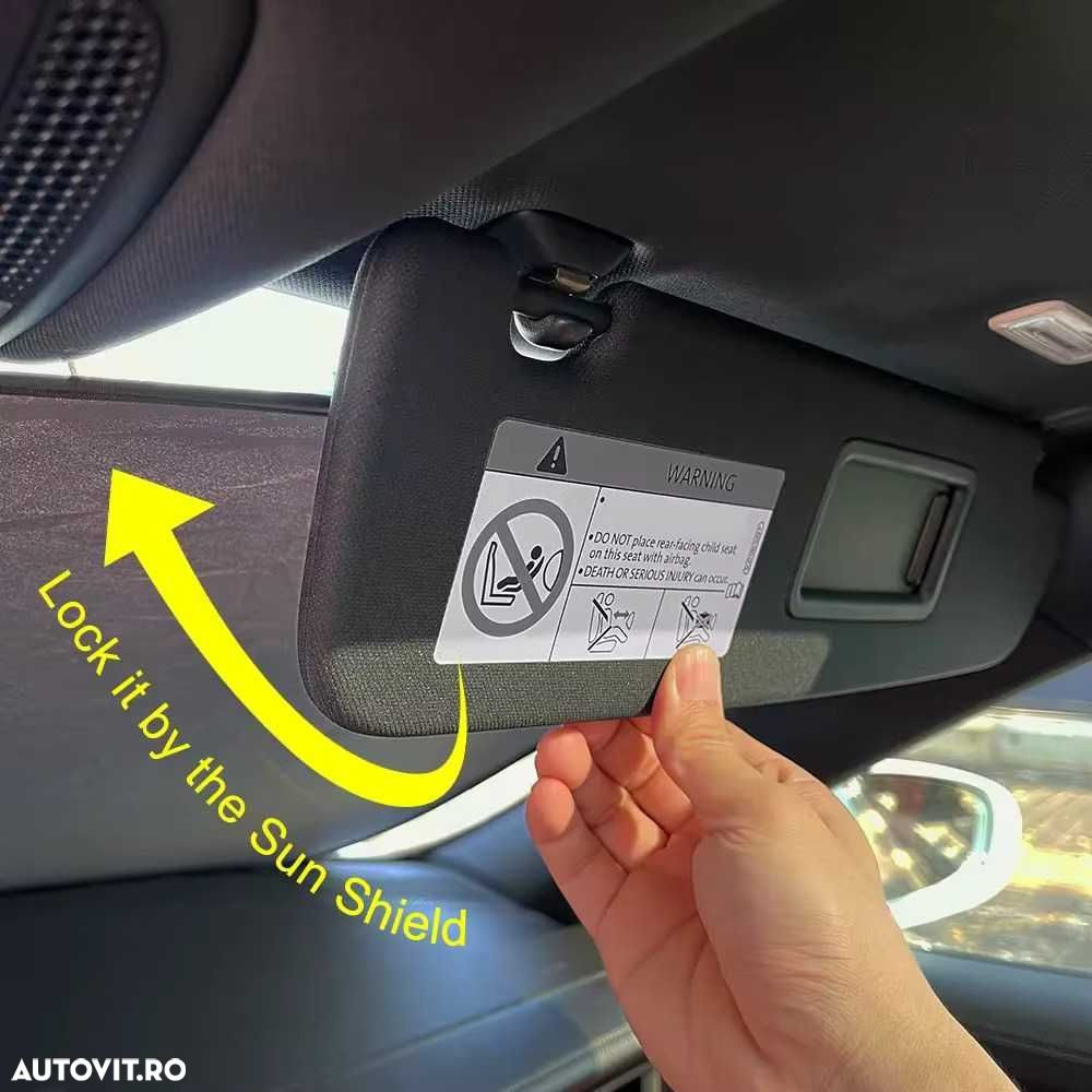 Parasolar AUTO Parbriz AUDI A3 A4 A5 A6 Q3 Q5, 140x70cm, Ultra Pliabil - 8