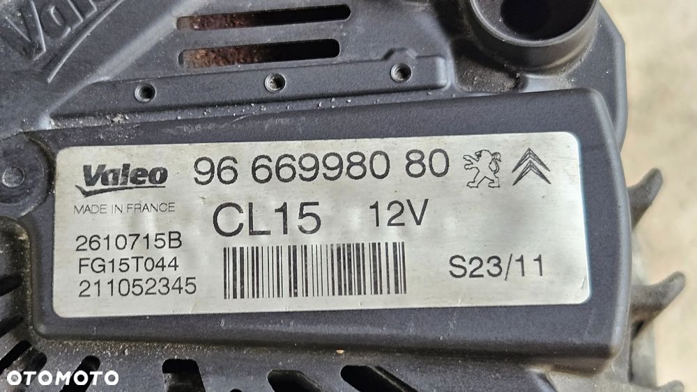 Peugeot 207 308 3008 5008  Citroen C4 Mini R55 R56  1.4 1.6 16V VTi THP alternator Valeo CL15  96669980  757565080 - 10