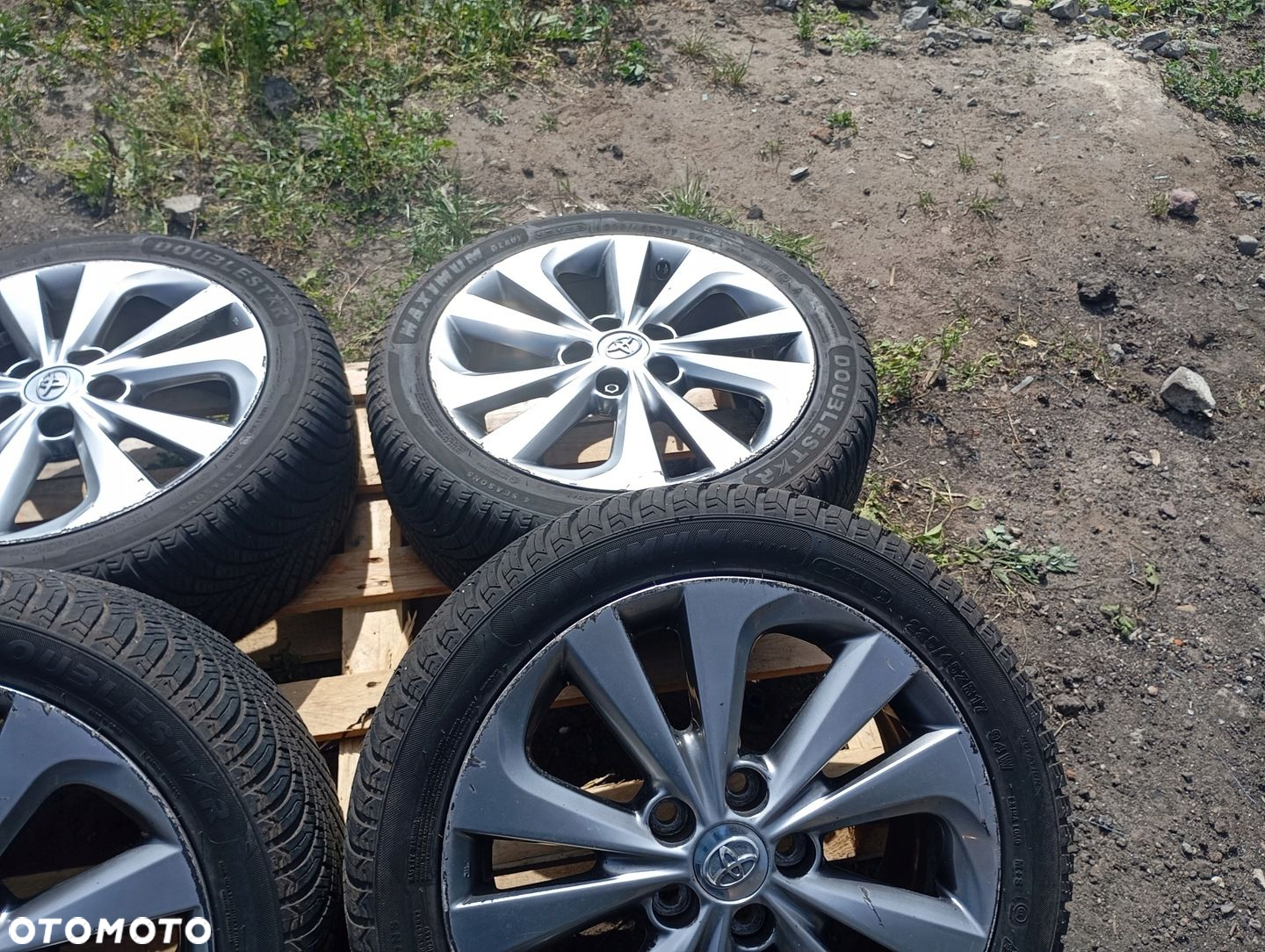 FELGI OPONY TOYOTA AURIS COROLLA AVENSIS 7x17 ET50 OEM - 4