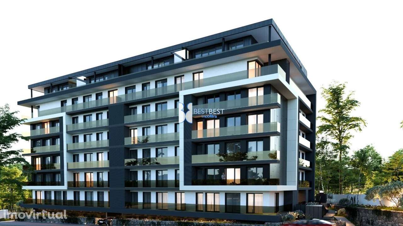 EXCELENTE APARTAMENTO T1 DE LUXO, NOVO, JUNTO AO CENTRO DE BARCELOS - Grande imagem: 4/15