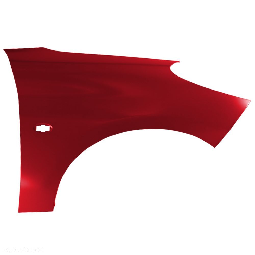 BLU Błotnik PEUGEOT 206+ PLUS KKN prawy czerwony 2007-2014 przód Rouge Aden - 2