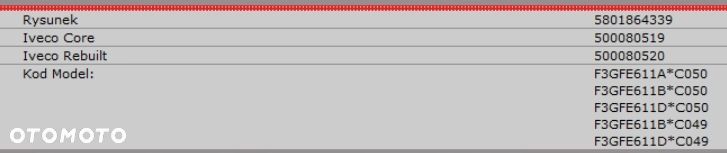 Silnik Engine Motor IVECO STRALIS CURSOR 11 Euro 6 F3GFE611 460HP F3GFE611B - 4