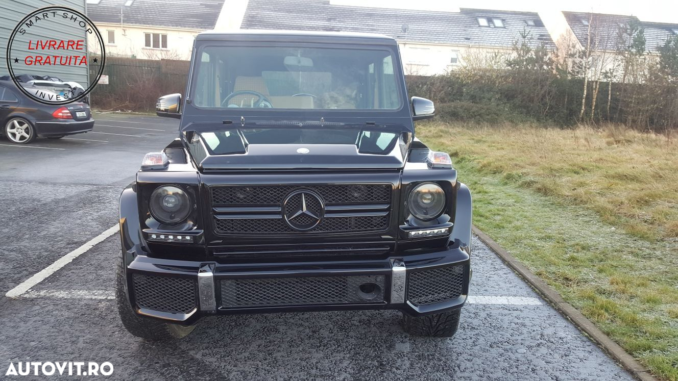 Faruri Bi-Xenon Look Mercedes G-Class W463 (1989-2012) Negru- livrare gratuita - 4