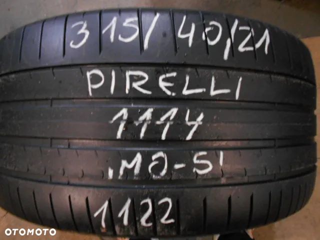 OPONA POJEDYNKA 315/40R21 PIRELLI PZERO MO-S DOT 1122 5.3MM - 1