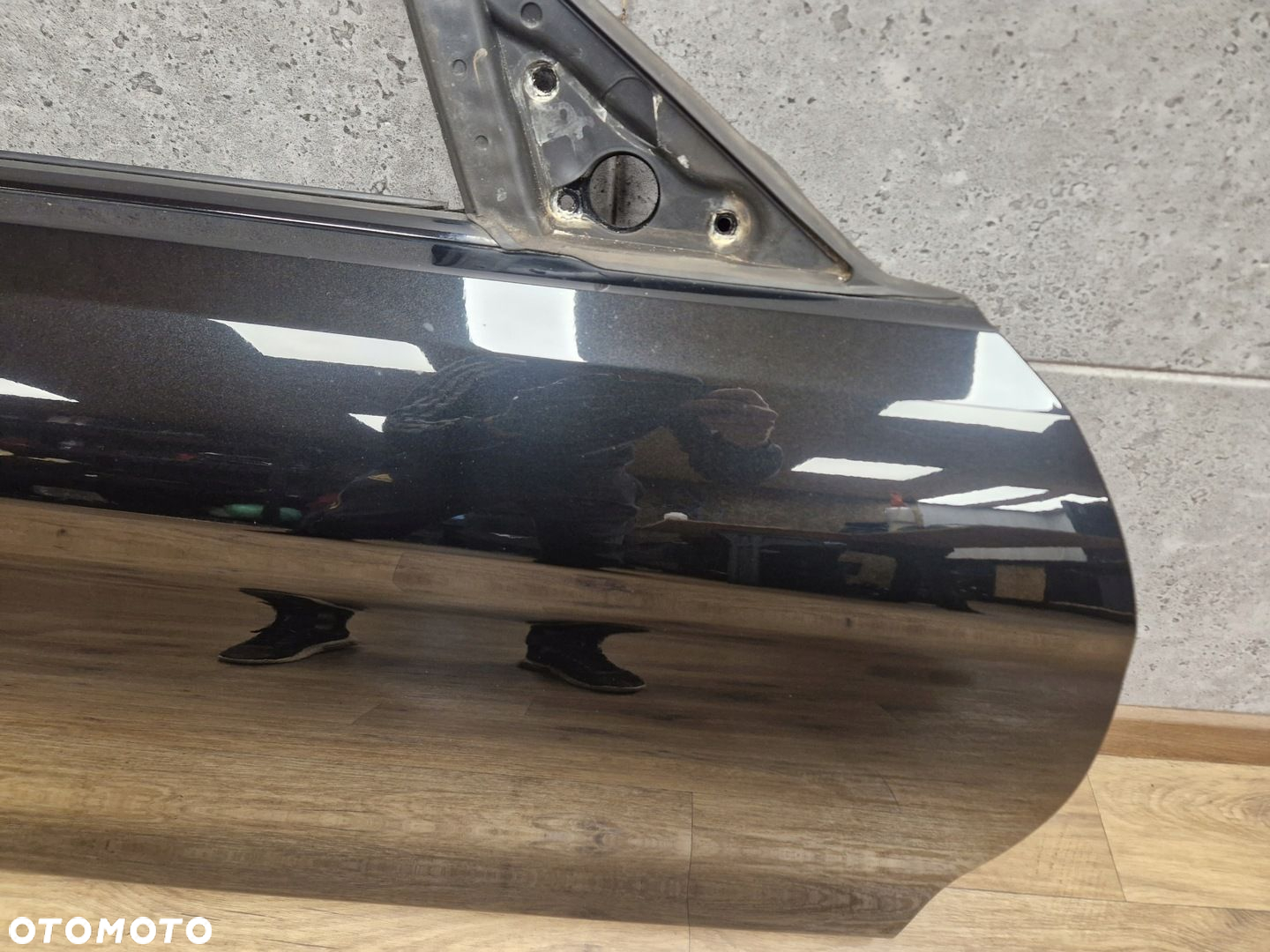 BMW F36 DRZWI PRAWE PRAWY PRZÓD KOMPLETNE SZYBA 16R 475 BLACK SAPPHIRE ORI - 6